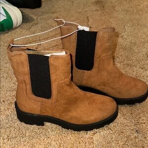 Brown Suede Ankle Boots Womens 6